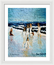 Load image into Gallery viewer, Family at the beach - Framed Print