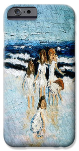 Family at the beach - Phone Case