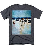 Load image into Gallery viewer, Family at the beach - Men&#39;s T-Shirt  (Regular Fit)