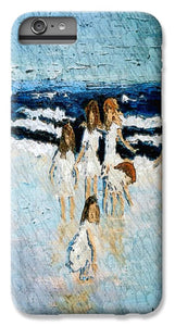 Family at the beach - Phone Case