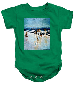 Family at the beach - Baby Onesie