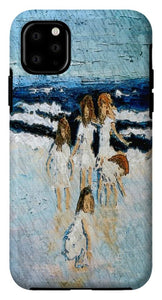 Family at the beach - Phone Case