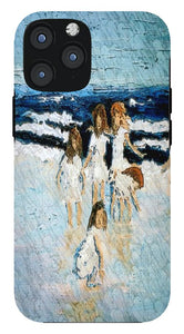 Family at the beach - Phone Case