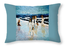 Load image into Gallery viewer, Family at the beach - Throw Pillow