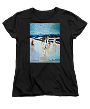 Load image into Gallery viewer, Family at the beach - Women&#39;s T-Shirt (Standard Fit)