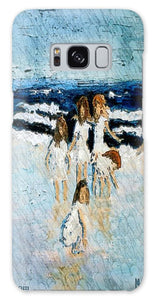 Family at the beach - Phone Case