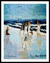 Load image into Gallery viewer, Family at the beach - Framed Print