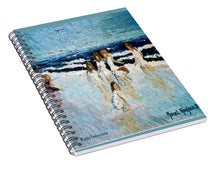 Load image into Gallery viewer, Family at the beach - Spiral Notebook