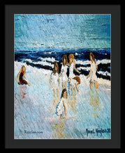 Load image into Gallery viewer, Family at the beach - Framed Print