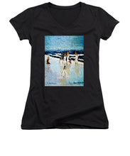 Load image into Gallery viewer, Family at the beach - Women&#39;s V-Neck