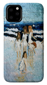 Family at the beach - Phone Case