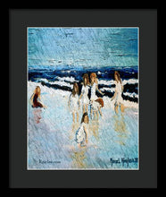 Load image into Gallery viewer, Family at the beach - Framed Print