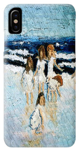 Family at the beach - Phone Case