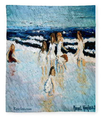 Family at the beach - Blanket