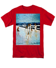 Load image into Gallery viewer, Family at the beach - Men&#39;s T-Shirt  (Regular Fit)