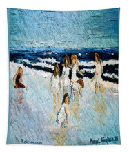 Load image into Gallery viewer, Family at the beach - Tapestry