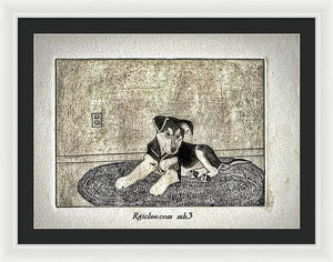 Little Shepherd - Framed Print