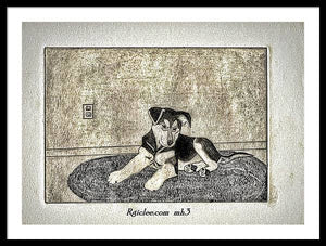 Little Shepherd - Framed Print