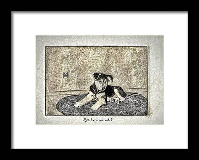 Little Shepherd - Framed Print