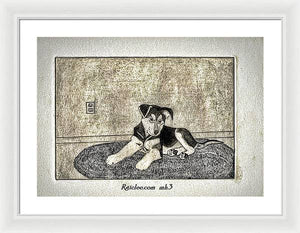 Little Shepherd - Framed Print