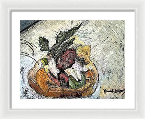 Lobster on crostini - Framed Print