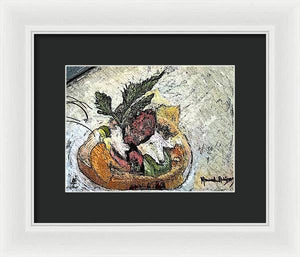 Lobster on crostini - Framed Print