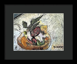 Lobster on crostini - Framed Print