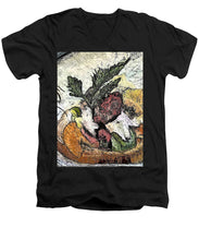 Load image into Gallery viewer, Lobster on crostini - Men&#39;s V-Neck T-Shirt