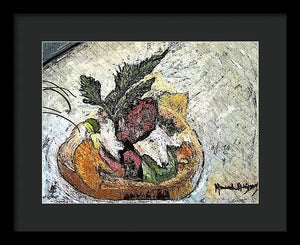 Lobster on crostini - Framed Print