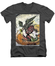 Load image into Gallery viewer, Lobster on crostini - Men&#39;s V-Neck T-Shirt