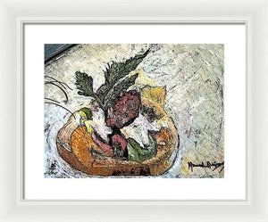 Lobster on crostini - Framed Print