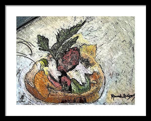 Lobster on crostini - Framed Print