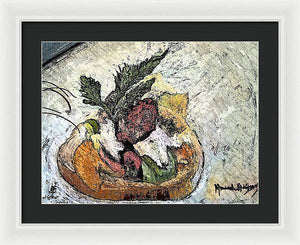 Lobster on crostini - Framed Print