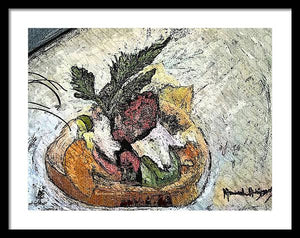 Lobster on crostini - Framed Print