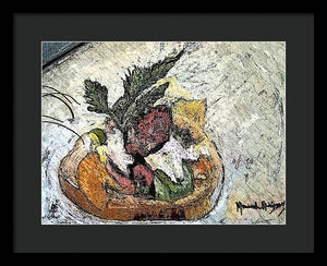 Lobster on crostini - Framed Print