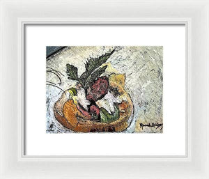 Lobster on crostini - Framed Print