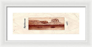 Mesas  - Framed Print