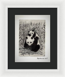 Mom and me - Framed Print