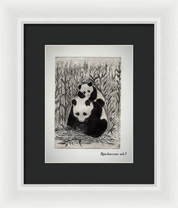 Mom and me - Framed Print