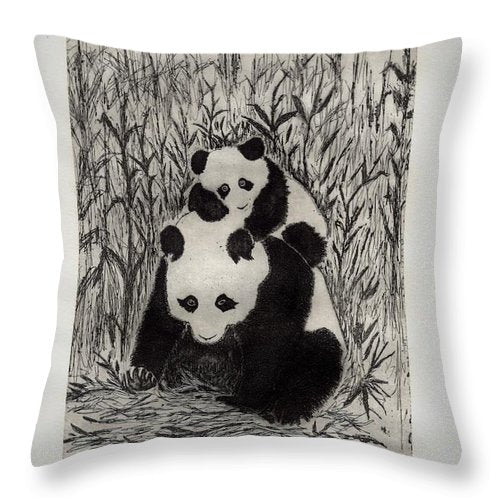 Mom and me - Throw Pillow