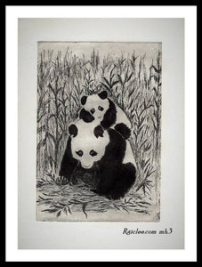 Mom and me - Framed Print