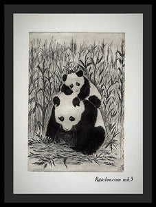 Mom and me - Framed Print