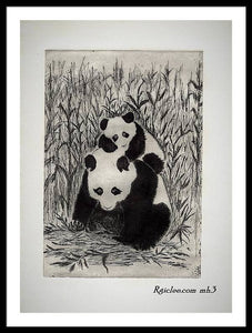 Mom and me - Framed Print