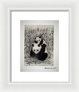 Mom and me - Framed Print