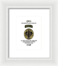 Load image into Gallery viewer, My old unit patch - Framed Print