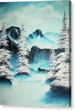 Load image into Gallery viewer, Winter in blue - Canvas Print