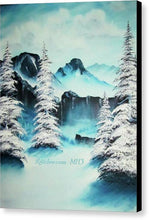 Load image into Gallery viewer, Winter in blue - Canvas Print